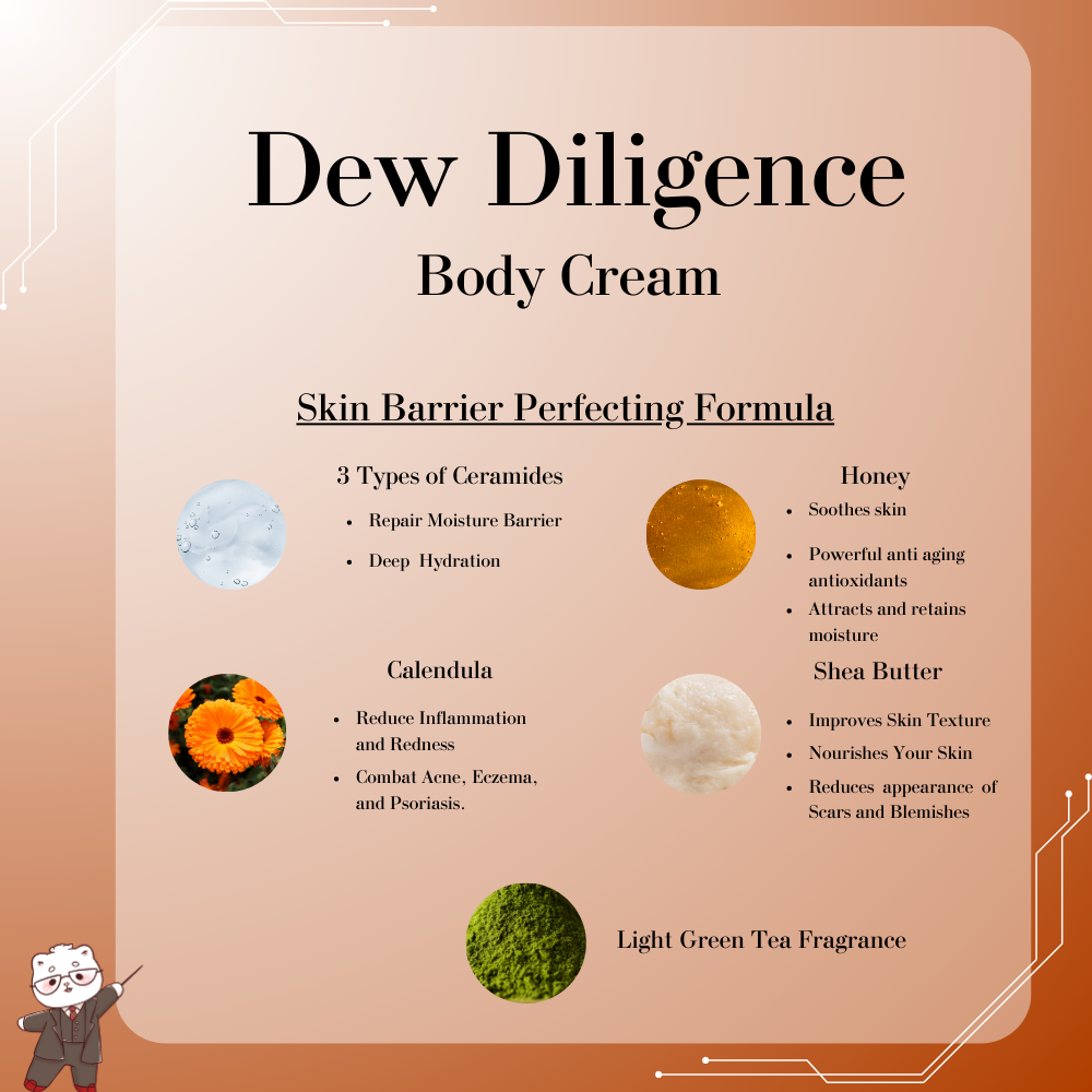 Dew Diligence Body Cream 4oz